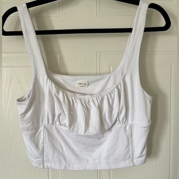 Aritzia Wilfred Free bustier square-neckline tank top - Picture 6 of 13